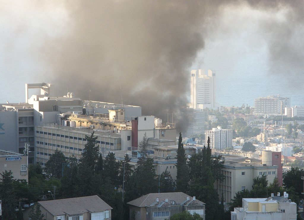 Haifa po výbuchu
