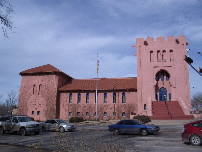 Zednářský chrám v americkém Santa Fe