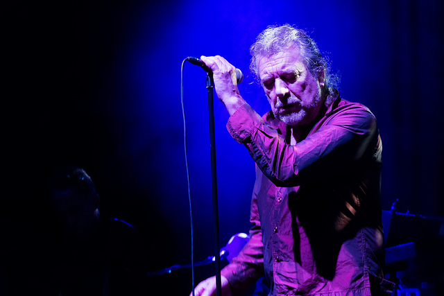Robert Plant s The Sensational Space Shifters při koncertu v roce 2017.
