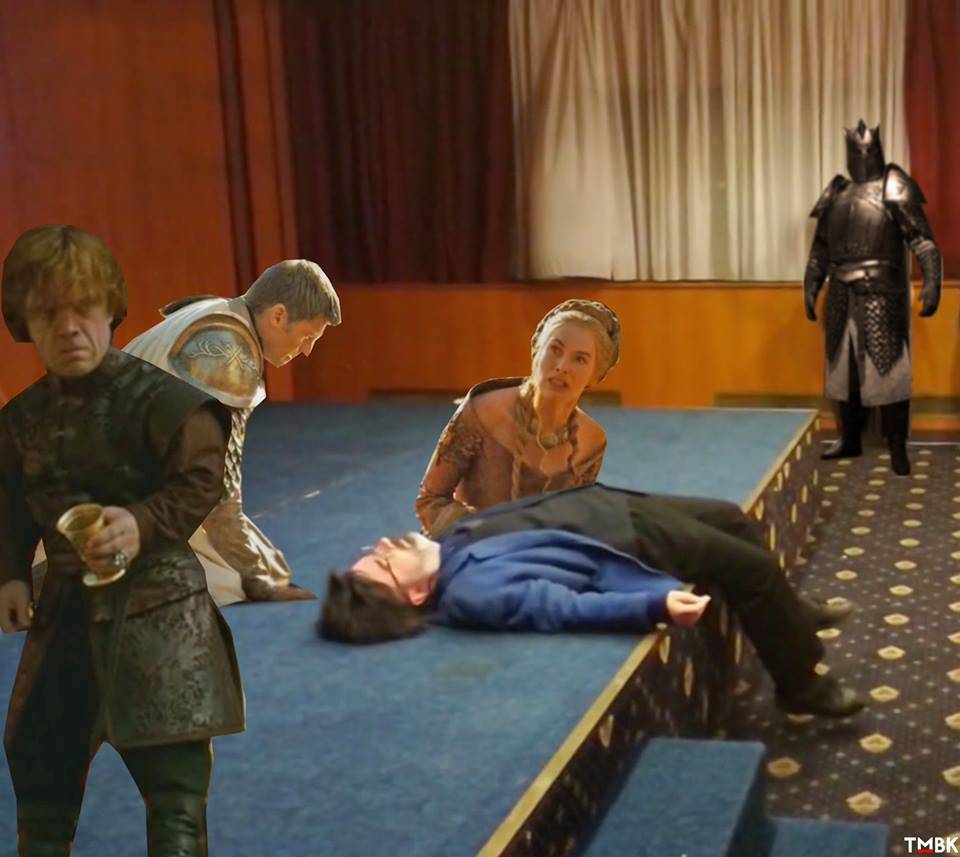 Rokytka tvrdí, že nebyl opilý, ale že mu někdo ze msty podstrčil jed. Asi moc kouká na Hru o trůny.