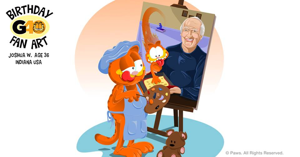 Garfield a jeho autor Jim Davis