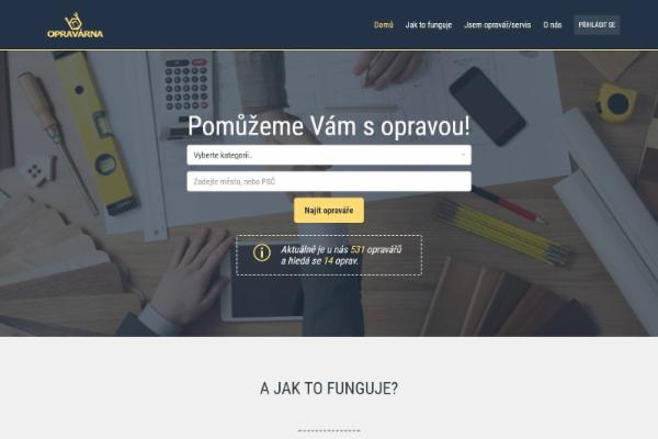 web opravarna.cz
