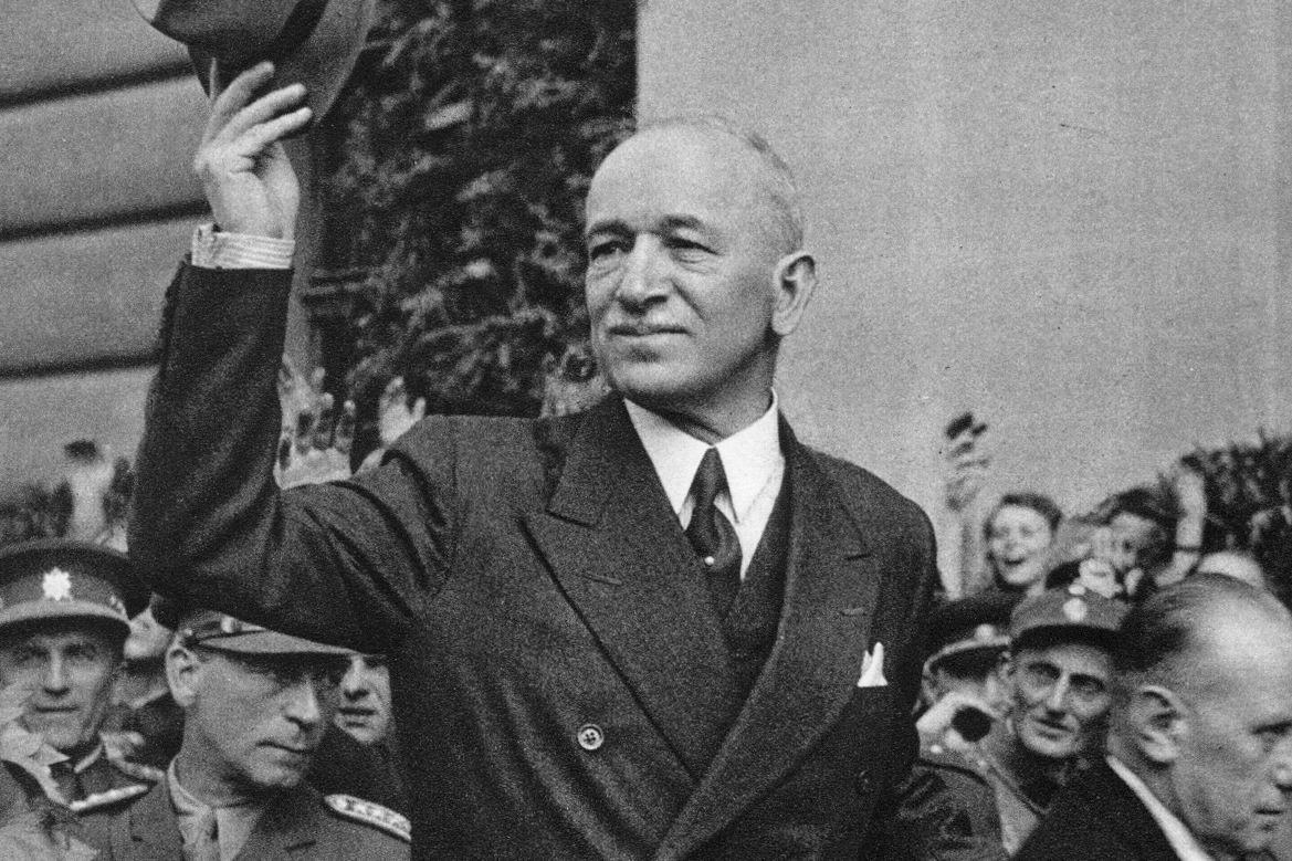 Edvard Beneš v roce 1945.