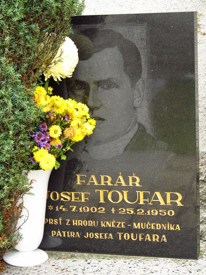 Josef Toufar zemřel  25. února 1950.