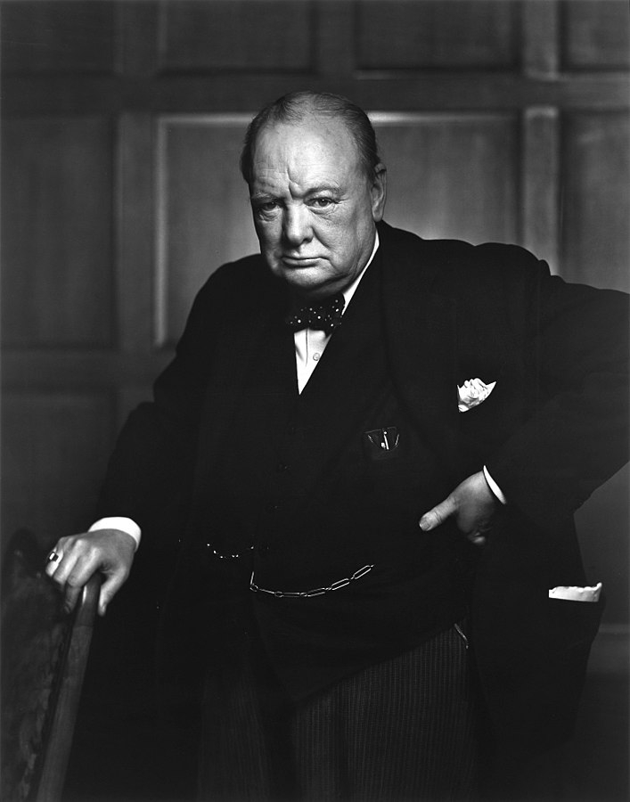 Britský ministerský předseda Winston Churchill