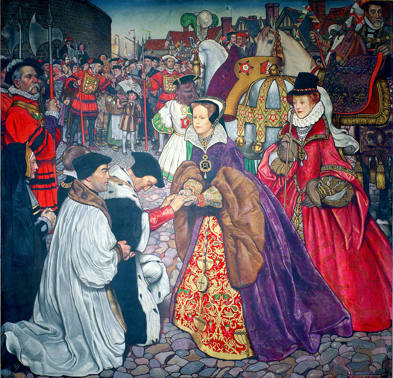 Triumfální příchod Marie do Londýna.