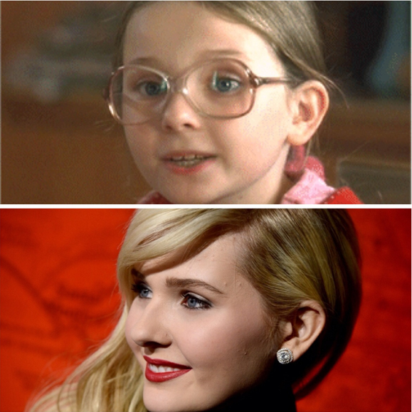 Abigail Breslin. Tahle roztomilá lolitka se narodila v roce 1996. O tři roky později už hrála ve své první reklamě. V deseti letech byla nominovaná na Oscara za nejlepší ženský herecký výkon ve vedlejší roli ve filmu Malá Miss Sunshine. Šikovná holka.