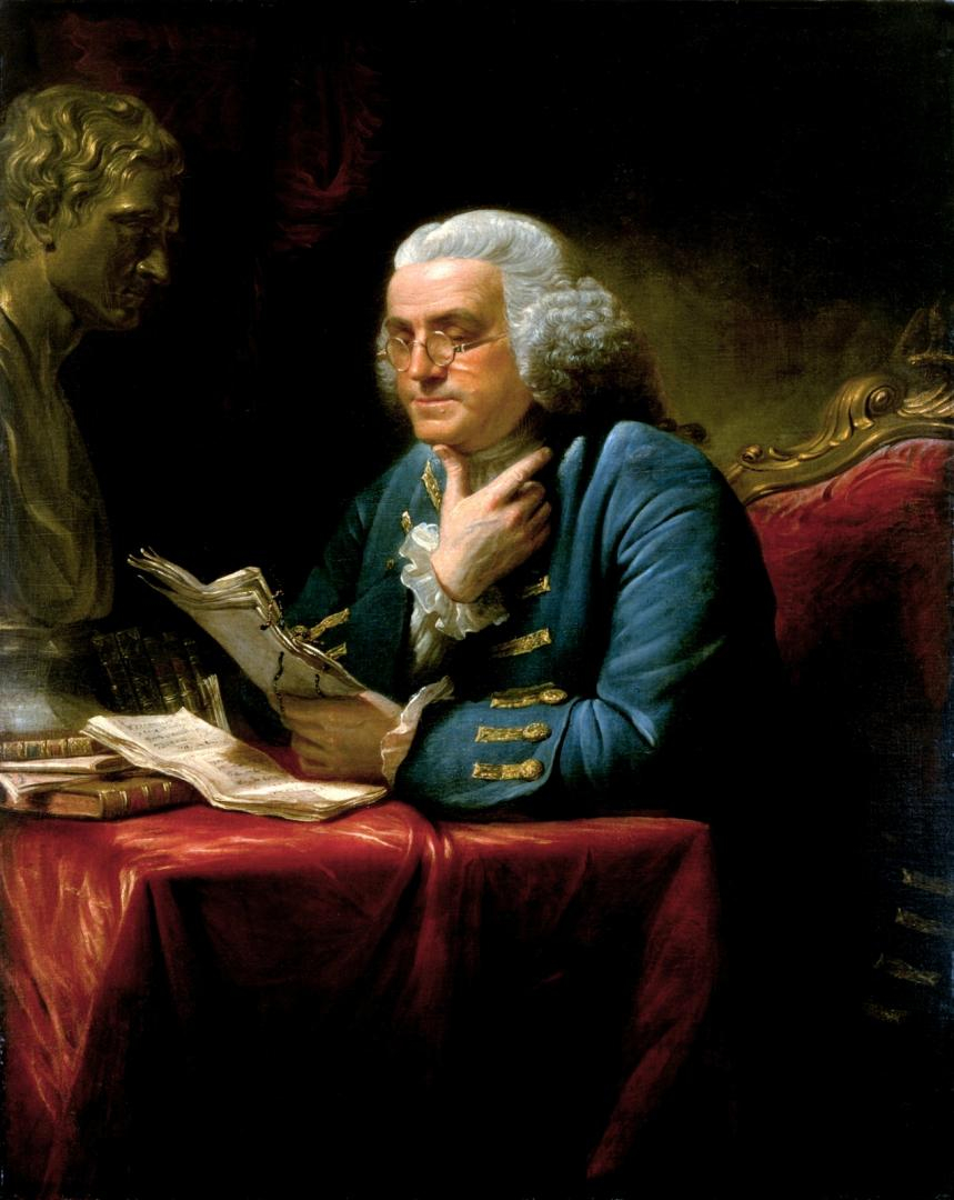 Benjamin Franklin se narodil v roce 1706.