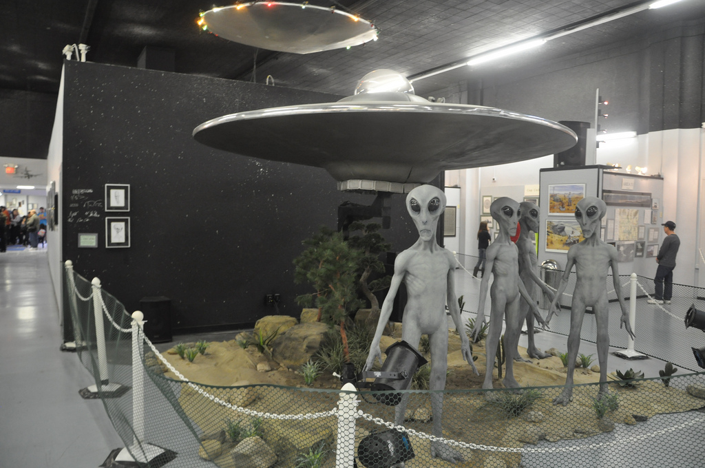 Mimozemská invaze - z muzea UFO v Roswellu.