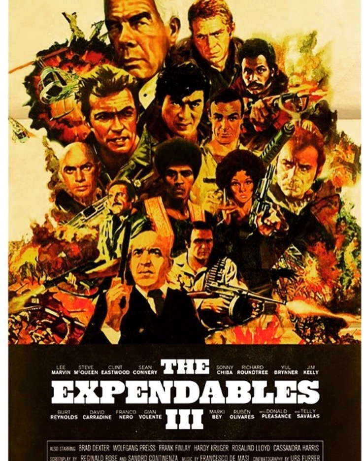 Connery, Eastwood, McQueen - tihle Expendables by nás možná bavili víc než ti z roku 2010.