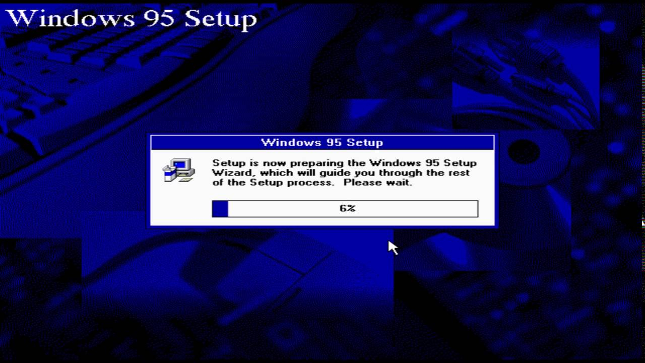Instalace Windows 95