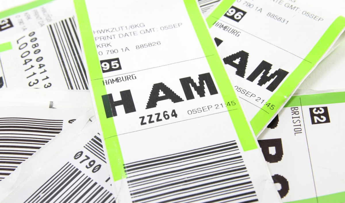 Technologie čárových kódů je využíváná i na letištích při odbavování zavazadel.