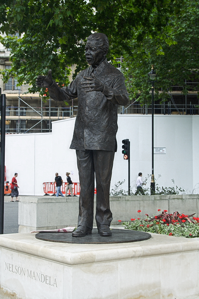 Jeho socha v Londýně