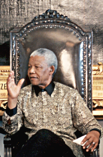 Nelson Mandela v roce 1998