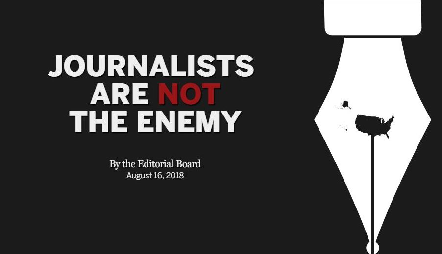 Novináři nejsou nepřátelé lidu.