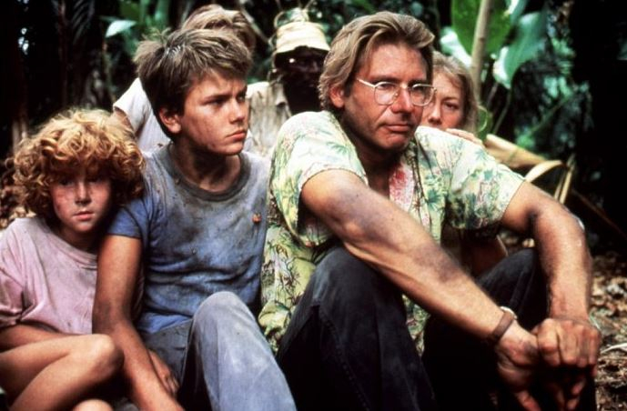 Ford jako Allie Fox, vynálezce a otec čtyř dětí, jehož snem je utéci před civilizací do džungle a žít v souznění s přírodou. Film Pobřeží moskytů byl natočen v roce 1986.