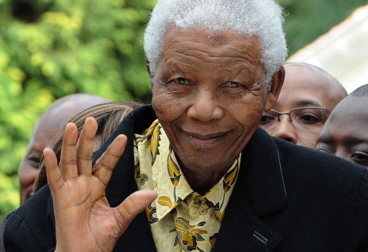 Nelson Mandela se v roce 1994 stal prvním černošským prezidentem Jihoafrické republiky.