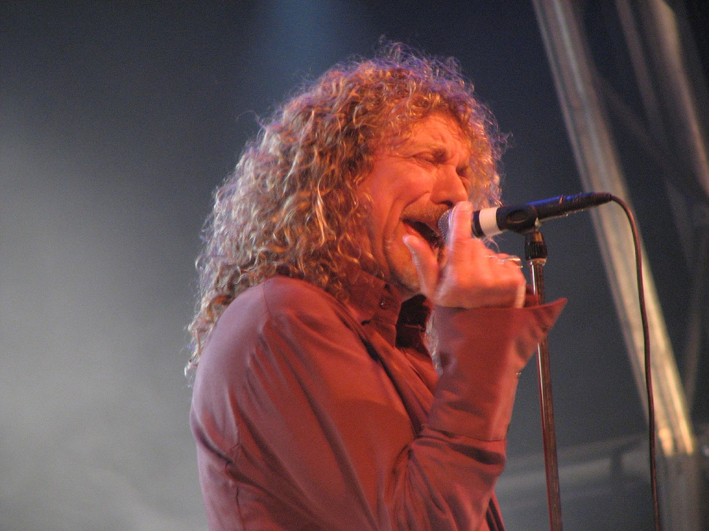 Robert Plant při koncertě v roce 2007.