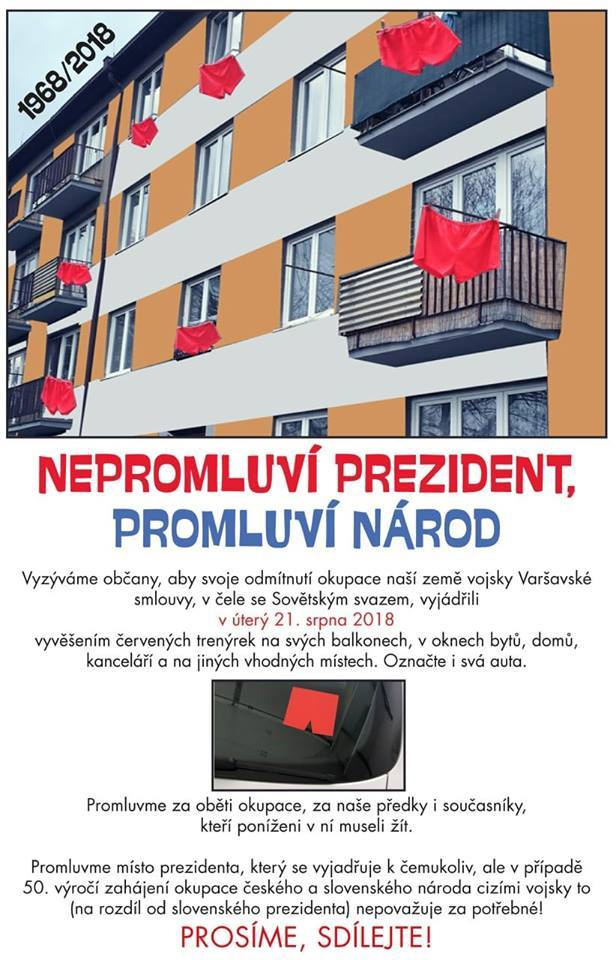 Výzva "Rudé trenýrky do oken"