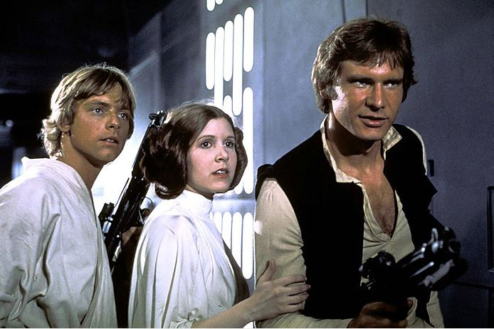 Star Wars: Epizoda IV - Nová naděje (1977) - tímto snímkem odstartovala jeho hvězdná sláva.
