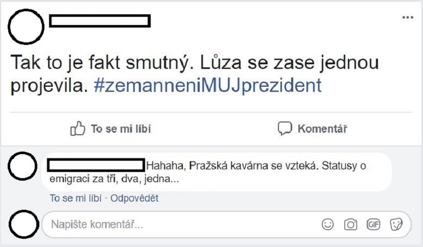 Ať už prezidentské volby dopadnou jakkoliv, je téměř jisté, že si na Facebooku přečtete následujících deset statusů.