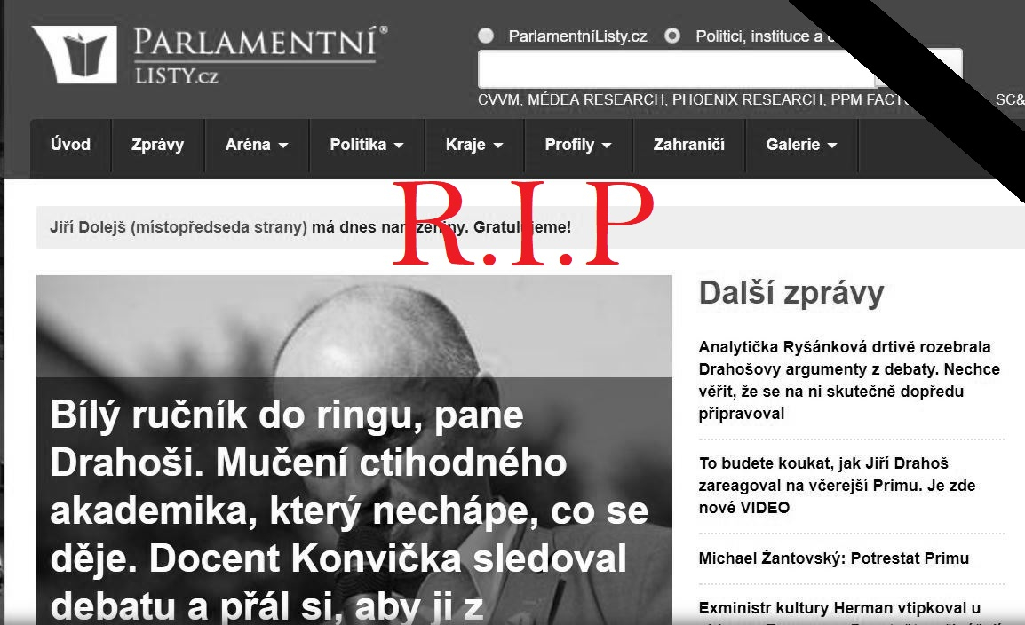 Z českého Facebooku zmizel jeden dezinformační velikán. RIP, Parlamentní listy!