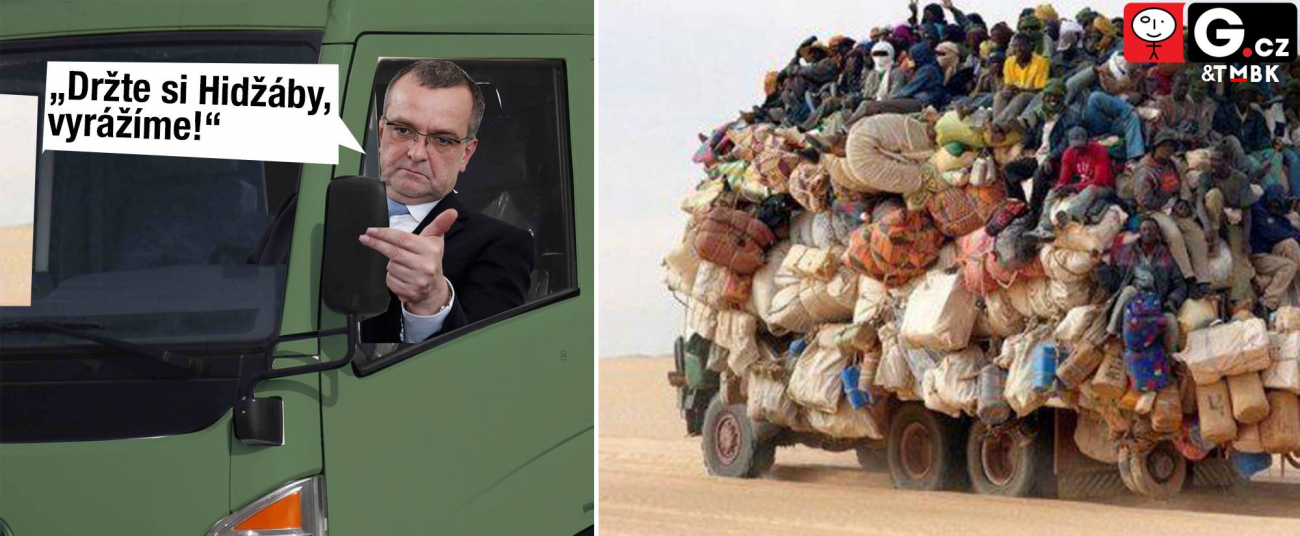 Kalousek o víkendech tráví volný čas tím, že k nám dováží tu muslimskou svoloč