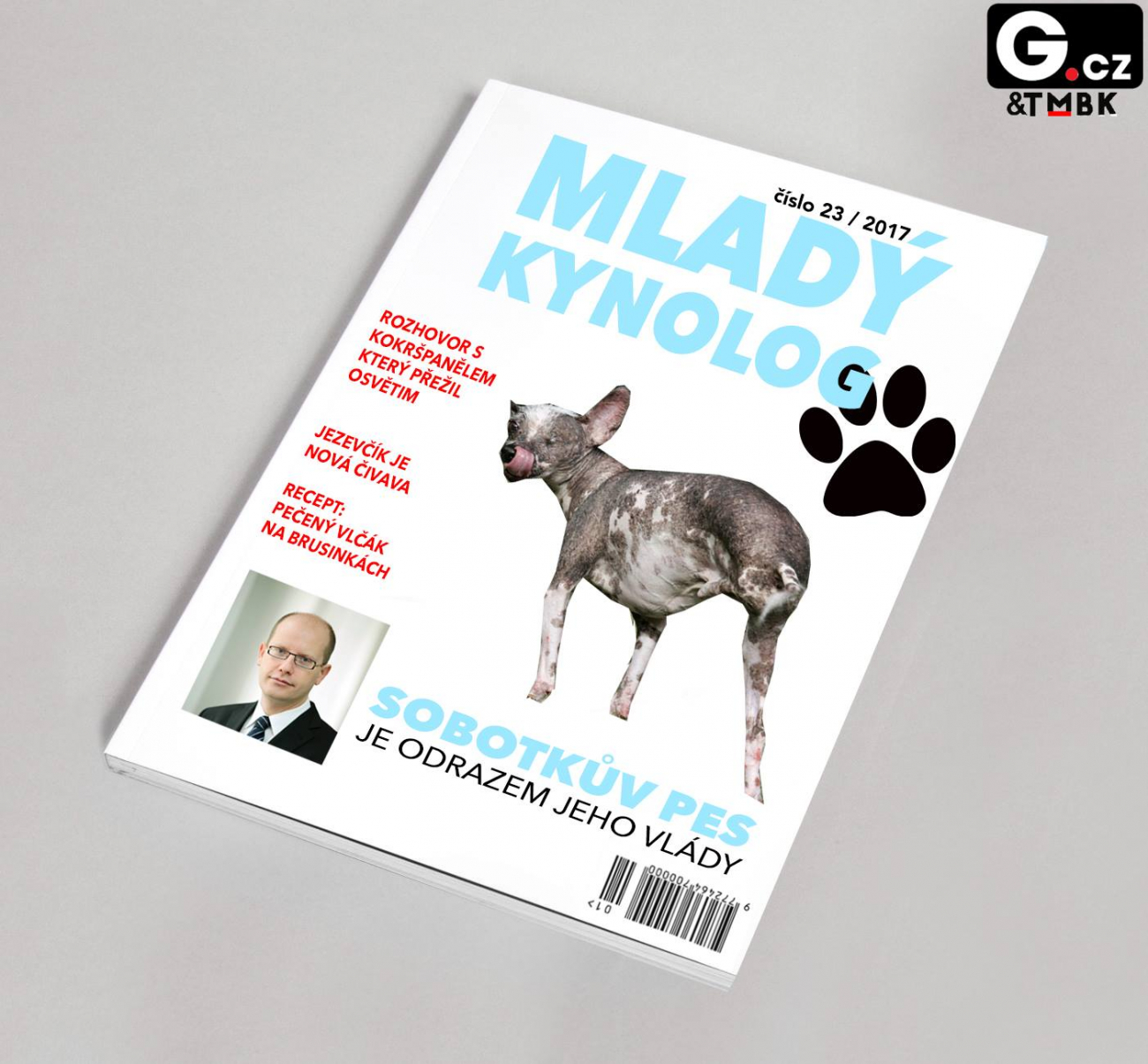Časopis Mladý kynolog byl jediný časopis se psí tématikou, který tendenčně brojil proti Sobotkovi