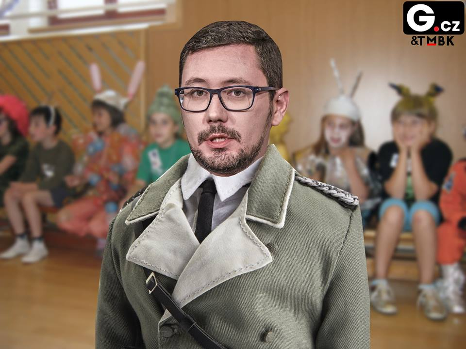 Jako Himmlerův dvojník se Ovčáček jistě někde upíchne