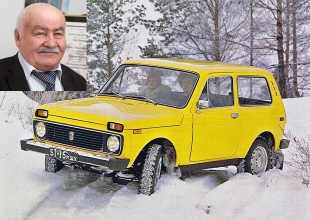 Lada Niva a její konstruktér Pjotr Prusov.