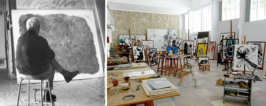 Miróova představivost byla nevyčerpatelným zdrojem novotvarů a detailů na plátně.
