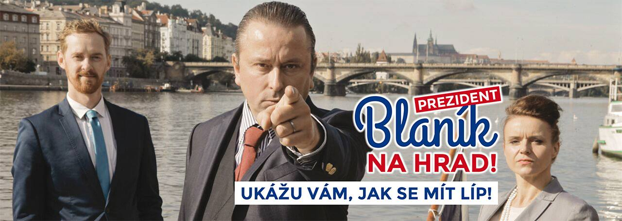 Do kin jde film Prezident Blaník, založený na populárním seriálu.