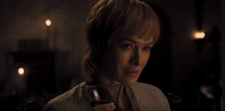Slzy, víno, samota. Cersei končí a bude to smutné.