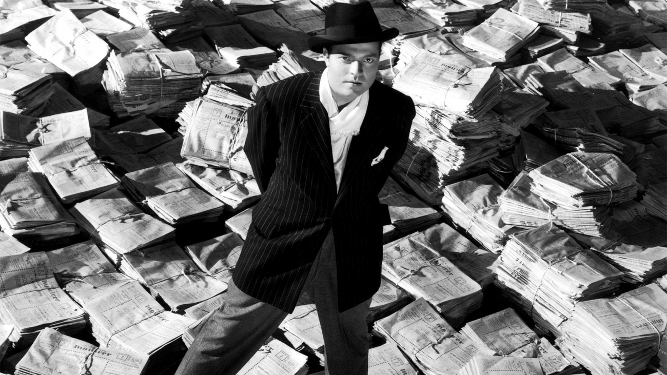 Orson Welles ve svém nesjlavnějším filmu Občan Kane