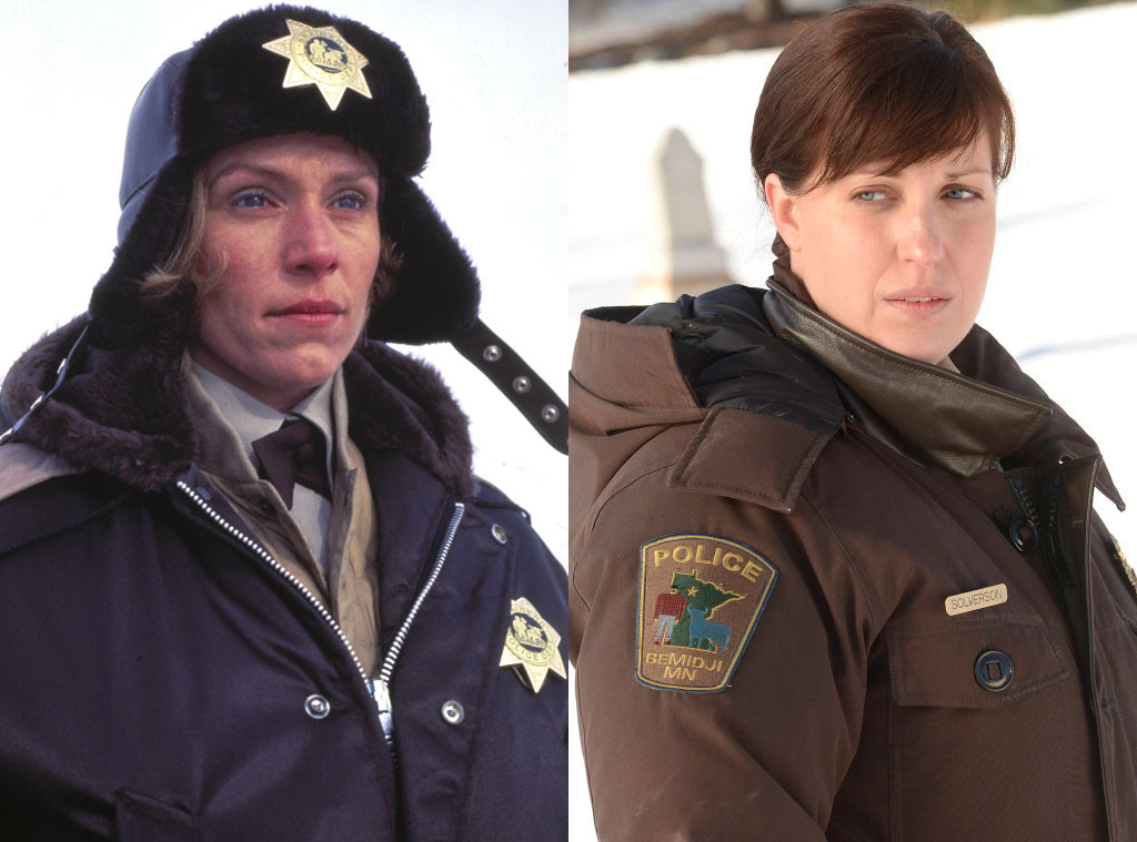 Jak ve filmu, tak v seriálu je hlavní hrdinkou těhotná policistka.
