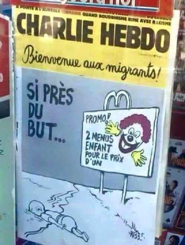 “Tak blízko k cíli! Promo na McDonald Happy Meal: ‘Dvě dětská jídla za cenu jednoho’.”