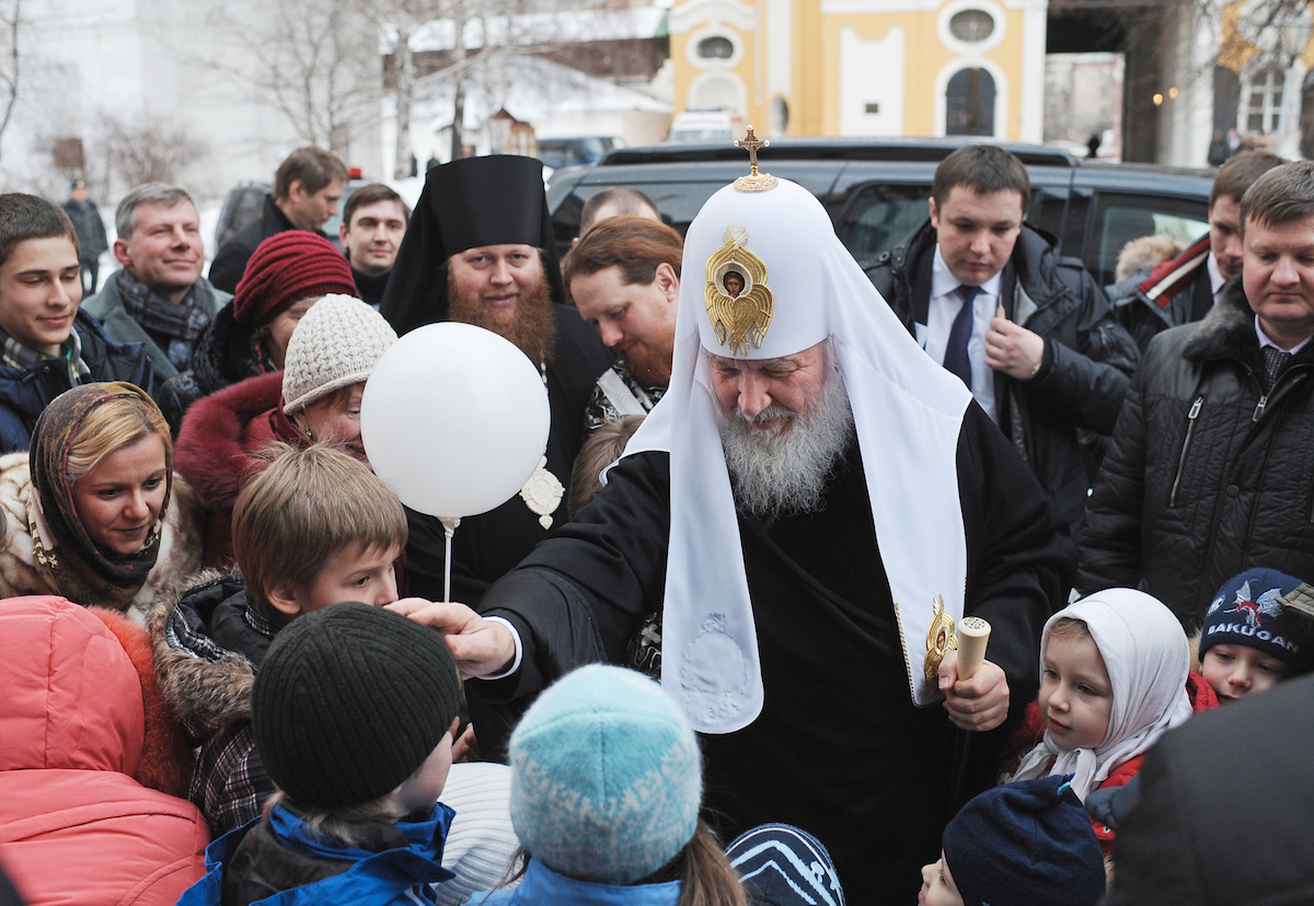 Kirill, patriarcha moskevský - další pán, se kterým by se většina motorkářů nekamarádila. To však neplatí pro Noční vlky. 