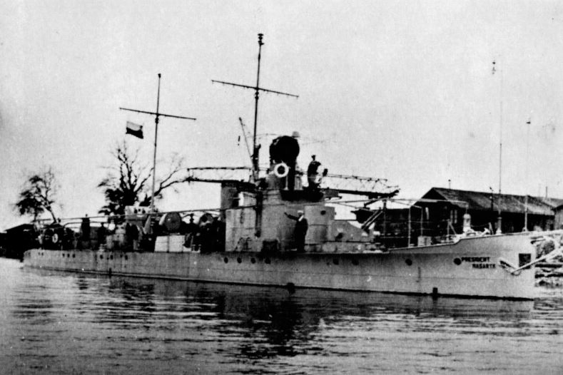 47,5 metru dlouhá hlídková loď Prezident Masaryk byla největším plavidlem, kterým kdy disponovalo československé válečné námořnictvo.