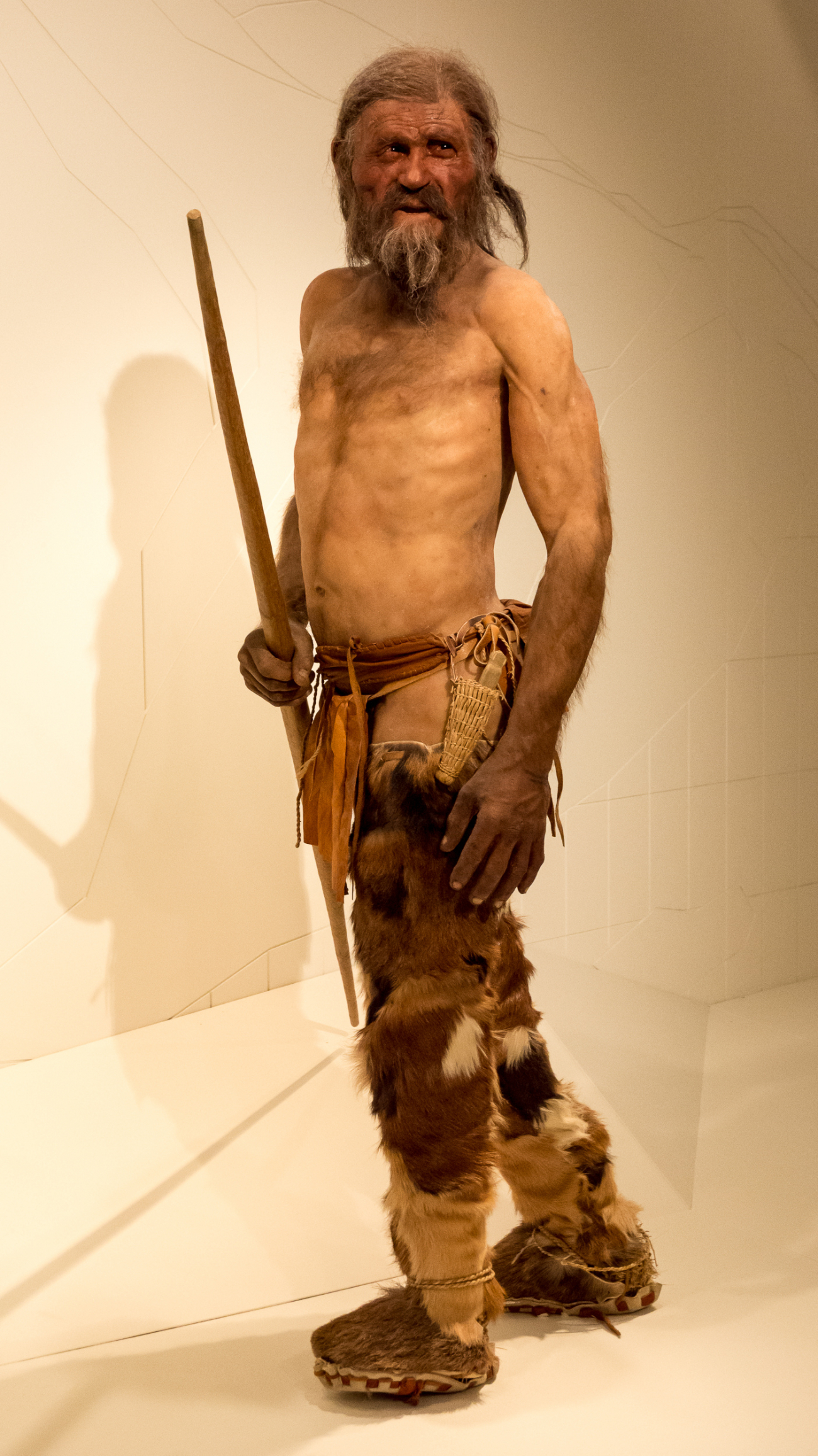 Jak Ötzi za života vypadal, s jistotou nezjistíme. Toto je poměrně akurátní pokus o rekonstrukci jeho podoby.