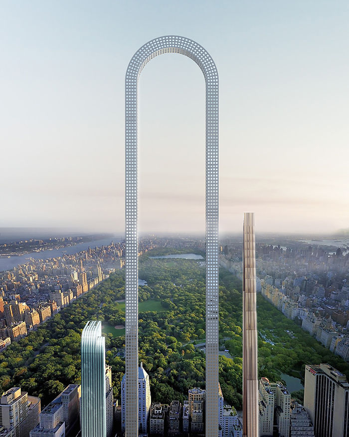 Obří mrakodrap ve tvaru písmene "U" má vyrůst na 57. ulici v Manhattanu.