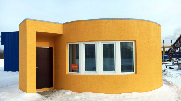 Co je na tomhle domku neobvyklého? Jedná se o první dům vytisknutý na 3D tiskárně.