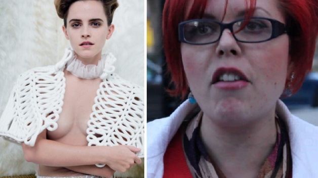Emma Watson se vyfotila s poloodhalenými prsy, čímž rozzuřila některé samozvané feministky do ruda.
