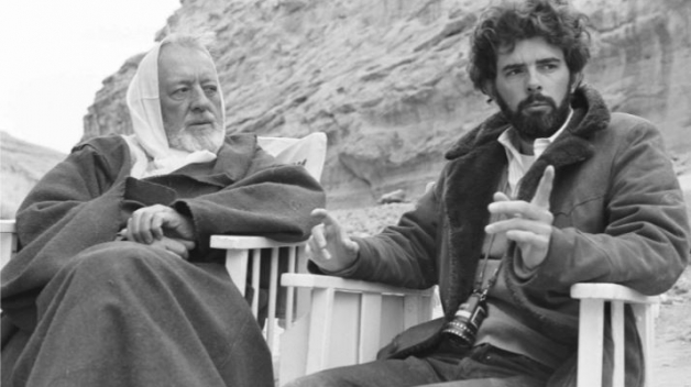 George Lucas (vpravo) je duchovním otcem Star Wars. Bez jeho totálního nasazení by ale kult asi vůbec nevznikl.