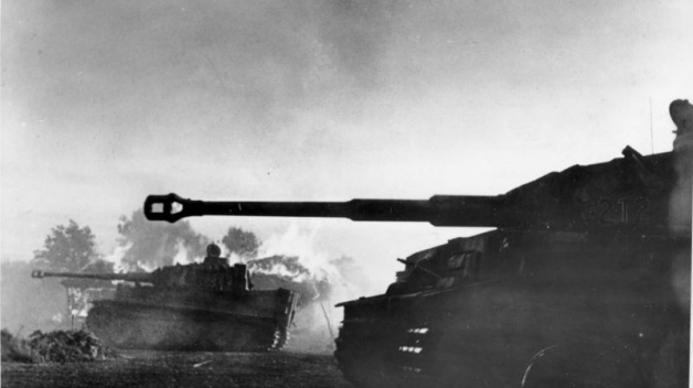 Německé tanky Tiger útočí