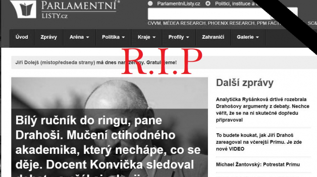 Z českého Facebooku zmizel jeden dezinformační velikán. RIP, Parlamentní listy!