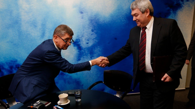 Andrej Babiš a Vojtěch Filip