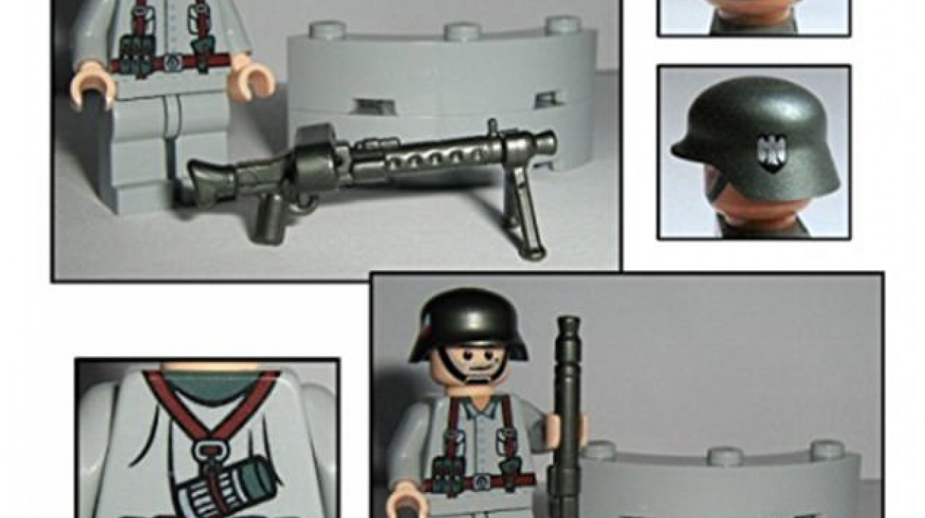 Německý fanoušek Třetí říše vyrobil a prodával speciálně upravené LEGO figurky.