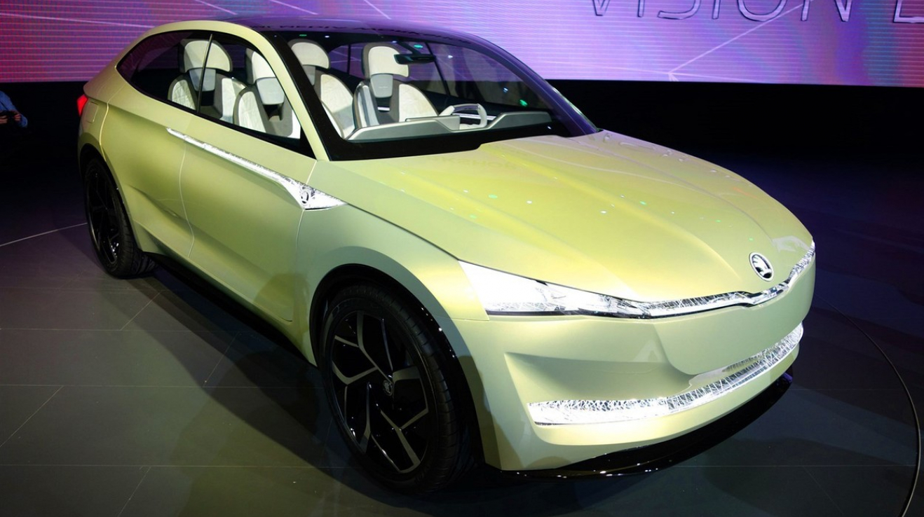 Takto má vypadat Škoda budoucnosti - první koncept elektromobilu Vision E představený v Šanghaji