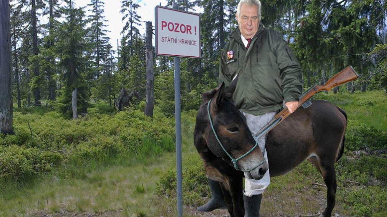 Miloš Zeman osobně hlídá hranice