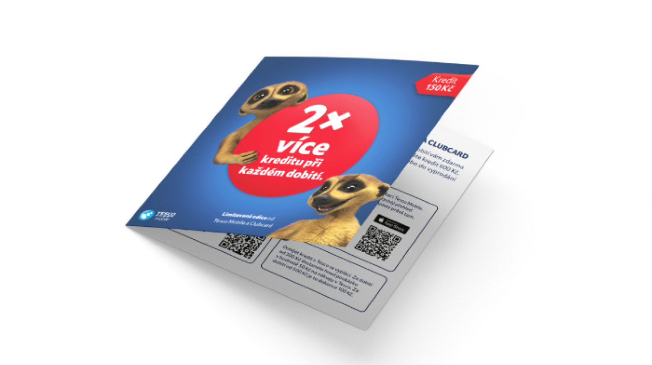 Legendární SIM karta Tesco Mobile je zpět, získejte 2x více kreditu při